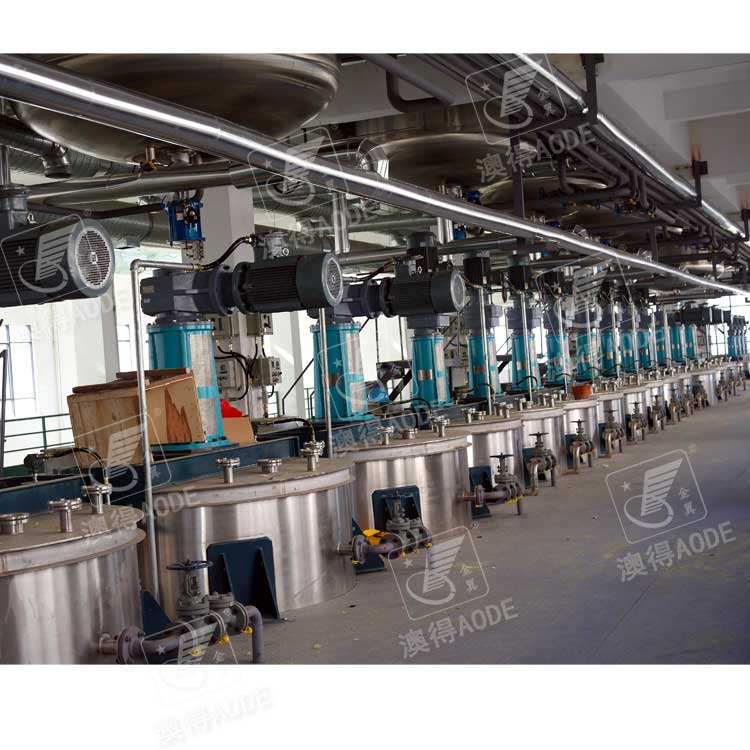 3000L油(you)墨自動(dong)化生産(chǎn)線